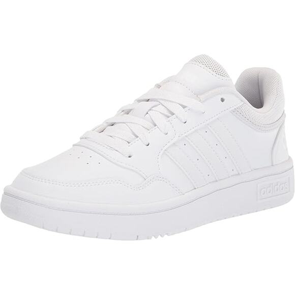NWT Adidas Women's Hoops 3.0 Low Top Basketball Shoe,White/Dash Grey-Size 7 - Picture 4 of 7